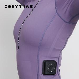 EMS system Womens Fitness Clothing  Nylon Purple Custom Sportswear Shirts