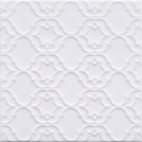 White Ceramic Rustic Tile 20x20cm Indoor Floor Wall Tiles