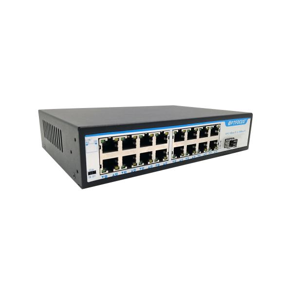 Multi Ports Fiber Optic Network Switch 1000 Base - X 10 / 100M 5Gbps Bandwidth