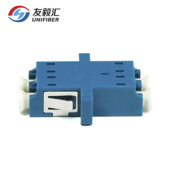LC/UPC To LC/UPC Duplex SC Footprint Fiber Optic Coupler
