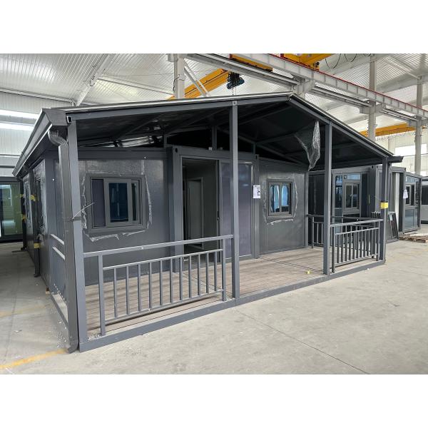 Custom Multiple Sizes Camping Version Expandable Container House for Recyclable Material and Environmental Protection