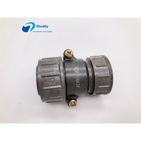 4 Pin Military Circular Connectors Aerospace P28K2P Straight Plug For Cable Assembly