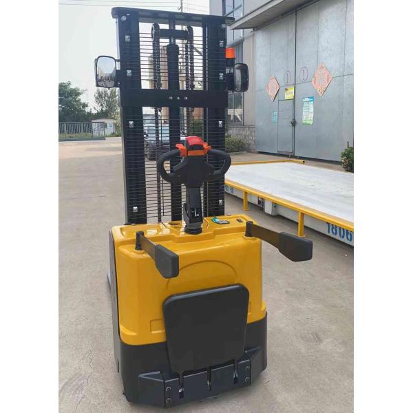 1.5ton 3000mm Light weight Full electric platform stacker with side wheels for tight spaces use
