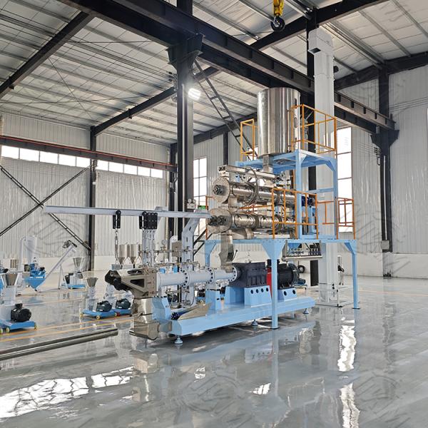 High Efficiency Automatic Pet Food Extruder machine for fish feed