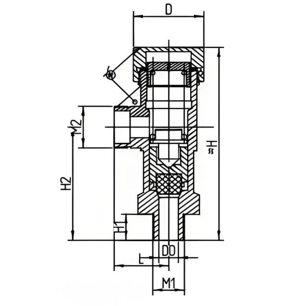 DA15/40P V Cryogenic Safety Valve