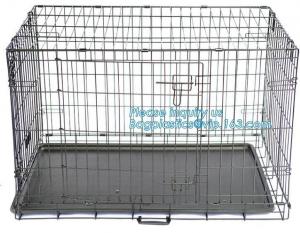 Quality Commercial Stainless Steel Metal kennel Mesh Pet Dog Cage, Heavy duty Metal Welded Dog cage, Full Size Outdoor Kennel Co for sale