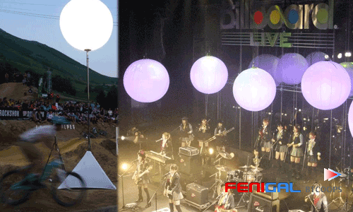 High Brightness RGBW Inflatable LED Event Lighting Balloon