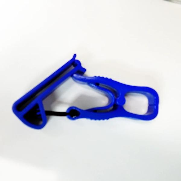 Multi-Color Custom Logo Plastic Glove Clips for Labor Work Safety Interlock Clips
