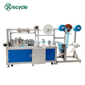 High Speed Elastic mask making machine 3-ply Flat disposable face mask making