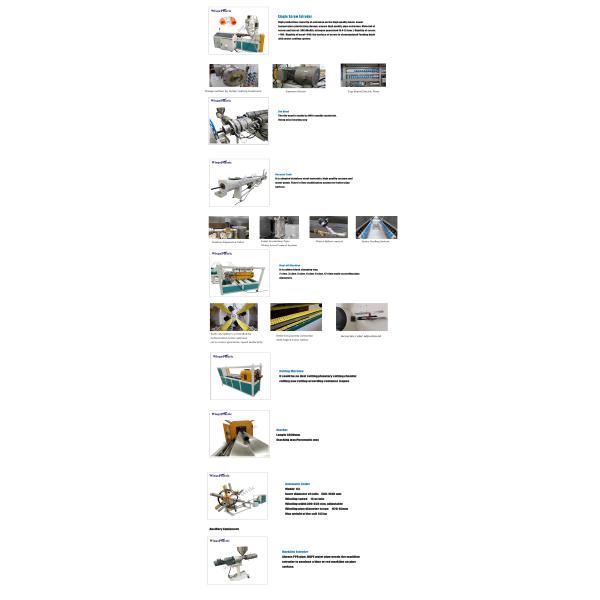 Automatic PPR HDPE Pipe Making Machine PP Fiber Reinforced Pipe Extrusion Machine