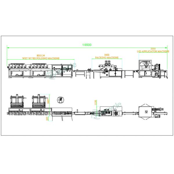 Lingettes Making Machine Fully Automatic Machines For Wet Wipes