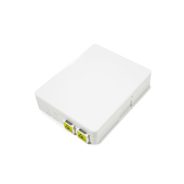 2 Port Mini Fiber Optic Terminal Box 86 Type Wall Mounted For Indoor