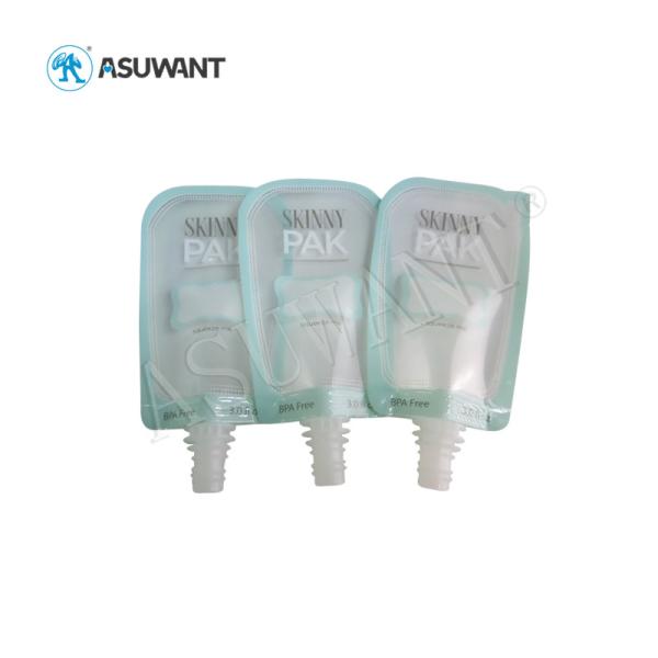 Customized Biodegradable Spout Pouch Refill For Clear Water Liquid Beverage