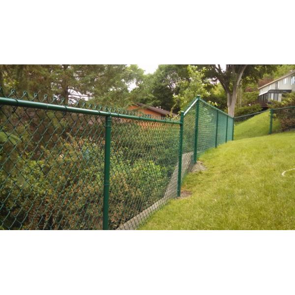 Cyclone Chain Link Mesh Galvanized PVC Coated 50x50mm 2.5in