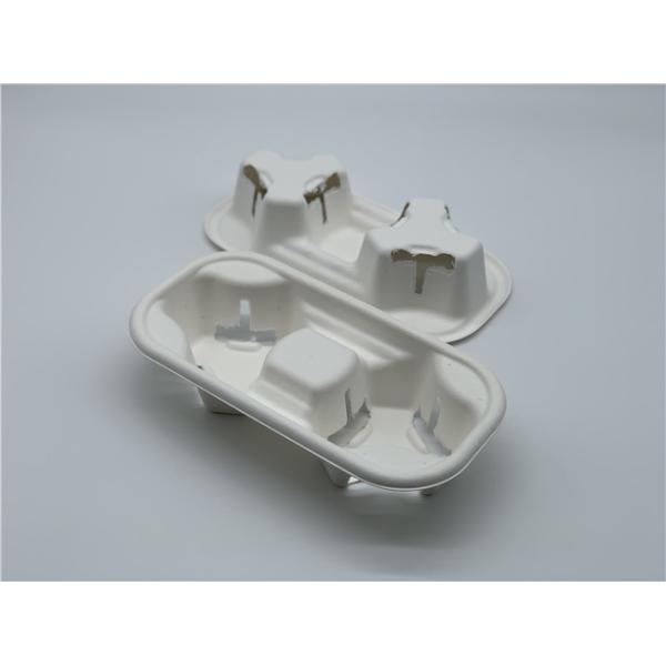 Compostable 4 Cups 13.5g Paper Cup Carrier