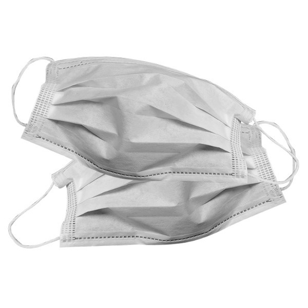 21*9.5cm Cleanroom 3 Ply Earloop Disposable Nonwoven Face Mask