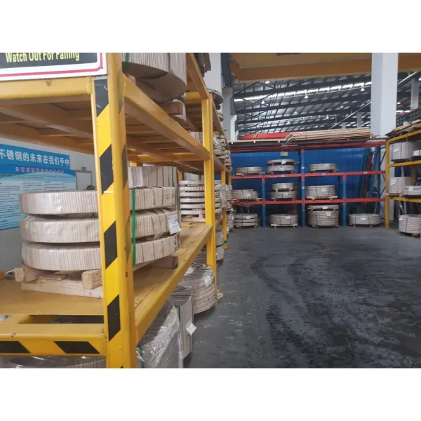 Finished stainless steel strip products