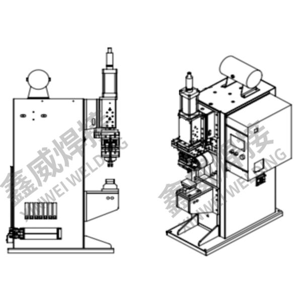Multi-Point Medium-Frequency Resistance Galvanized Tube Spot Welding Welder Machine
