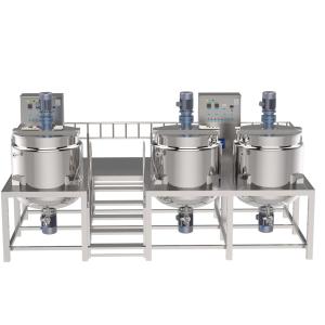 High Speed Dishwashing Liquid Mixer Machine With Homogenizing Head