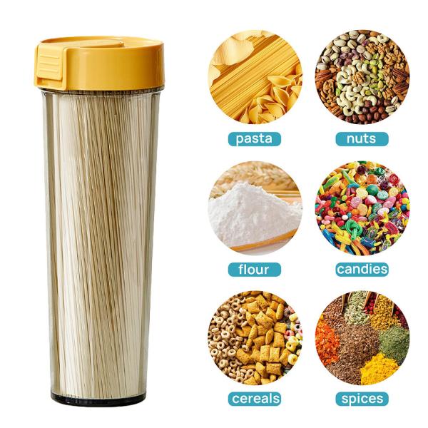 1000ML Kitchen Spaghetti Pasta Storage Containers Bucket Multi Purpose