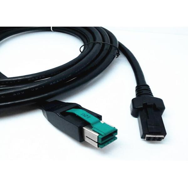 POS System 12V Double Ended USB Cable Copper Core Wire With 3.8M Length