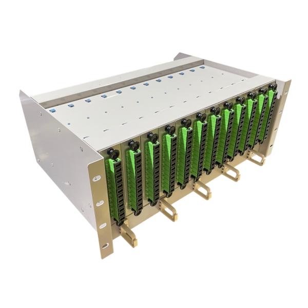 19 Inch 3U 144 Ports High Density ODF Fiber Optic Patch Panel Rack Mount Slide Type
