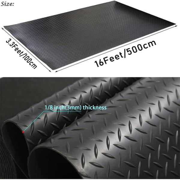 E-Purchasing Willow Leaf Pattern Rubber Colored Mats For Horse Farm Stable Mats In Size 120 x 48 x 0.13 inches
