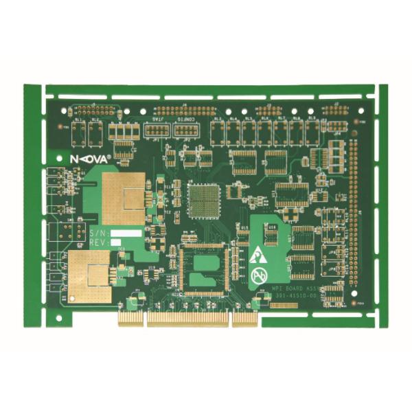 Au 30U"High Frequency PCB Design 8 Layer Impedance Control PCB TG170