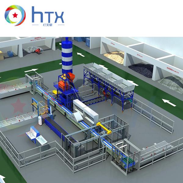 PLC Controlled Wet Cast Machinery Multi Function Kerbstone Making Machine