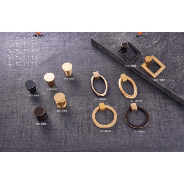 Simple Style Kitchen Furniture Handles Long Brushed Brass Cabinet Pull