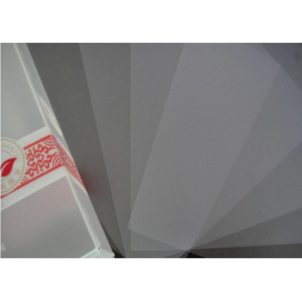 Rigid Glossy / Matte PVC Sheet , Printed Cover Translucent 0.2 Mm Plastic Sheet