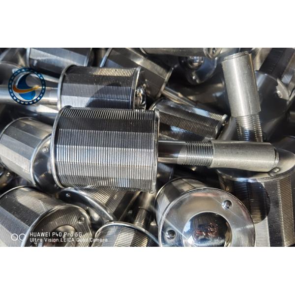 SS316L OD 70mm Wedge Wire Screen Nozzles For Resin Filter