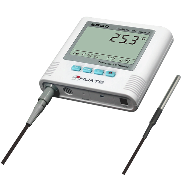 HUATO Electronic Data Logger / External Single Temperature Data Logger With Display