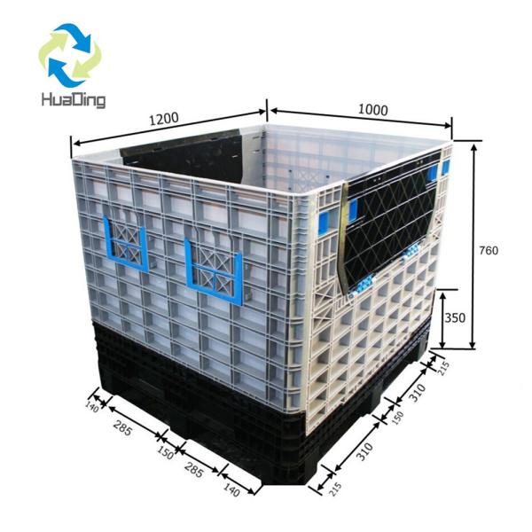 Collapsible Pallet Containers 20% Off Static Load 4T Suitable for Various Applications