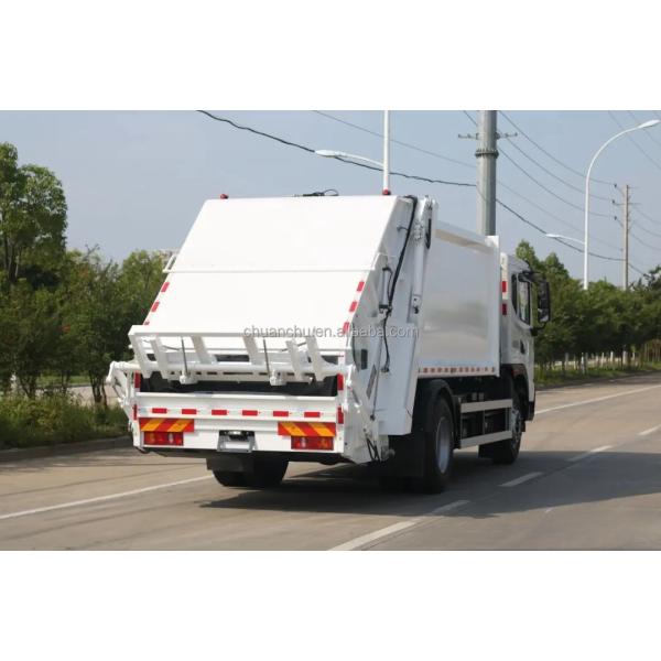 Pure Electric Cutting Edge 4 Sided Self Loading Garbage Truck Optimizing Waste Collection Efficiency