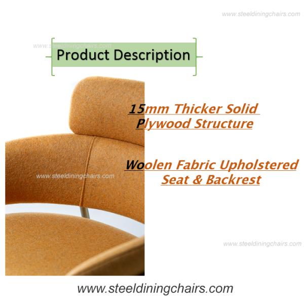 BIFMA Stainless Steel Dining Room Chairs