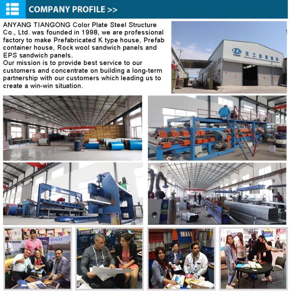 Low Cost Movable Prefab House for Container Office