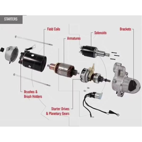 4HK1 6HK1 24V 11T 205kW Engine Starter Motor for Excavator Machinery Engine Parts