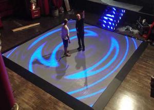 Quality Anti Skid Waterproof Led Dance Floor Panels , P10 Twinkling Led Floor Display for sale