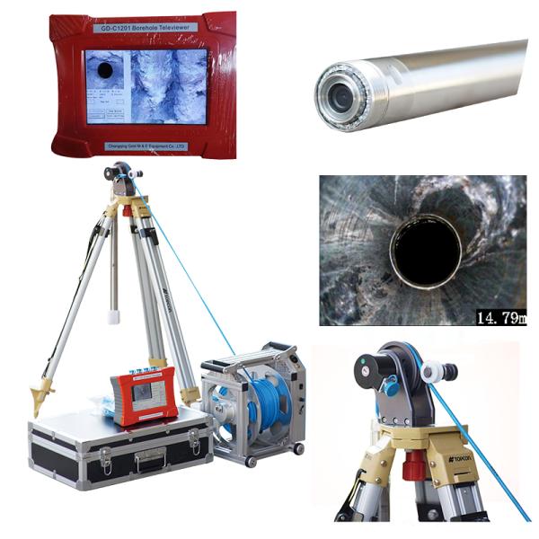 Deep Well Inspection Multifunctional Downhole Camera Imaging System 8.4 Inch Display
