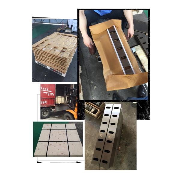 Highly Processed Carbide Cutting Inserts / Plastic Grinder Blades D2 Material