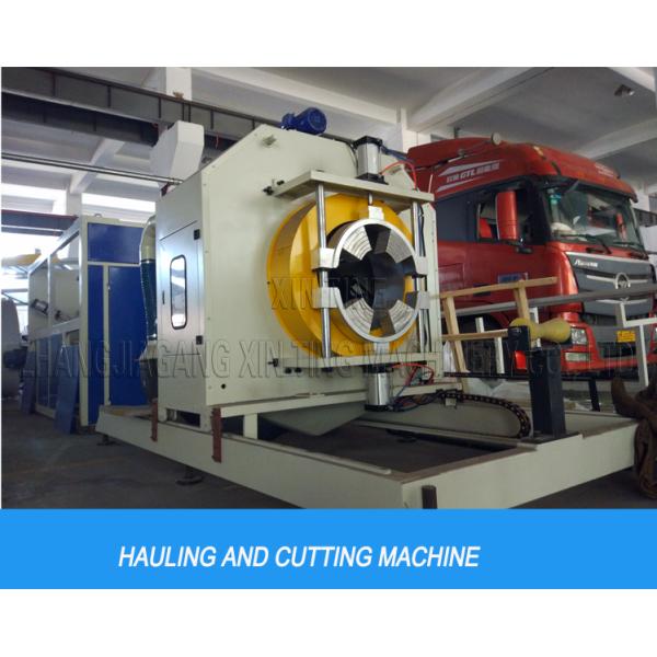 350-630mm Plastic PE Pipe Making Machine , Single Screw Pipe Extrusion Line
