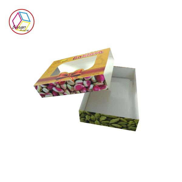 Custom Product Packaging Boxes With PVC Window CMYK Offset Printing