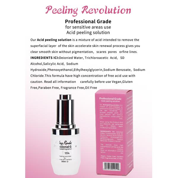 Highly Effective Exfoliating Solution Customized Peeling Gel for Pigmentation Melasma