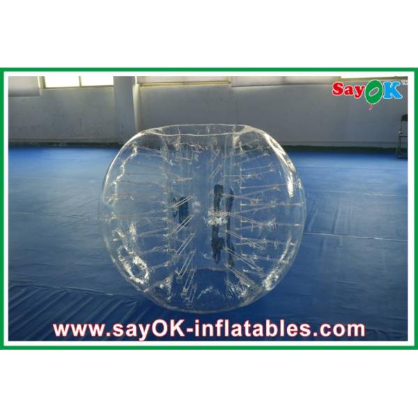Transparent Durable Inflatable Bumper Ball Diameter 2M For Sport Games