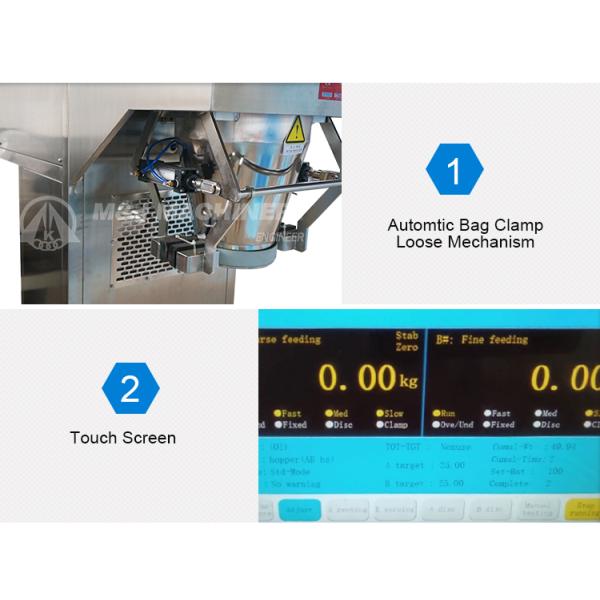 Food Packaging Function Semi Automatic 25kg Soil Bag Filling Machine at Reasonable