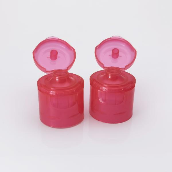 Customized 24/415 Plastic Flip Top Cap With Anti - Theft Strap