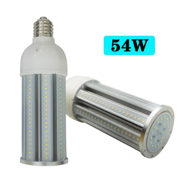 IP65 waterproof 54W E26 / E39 LED Corn COB Bulb with DLC/UL/CUL/CE/ROHS