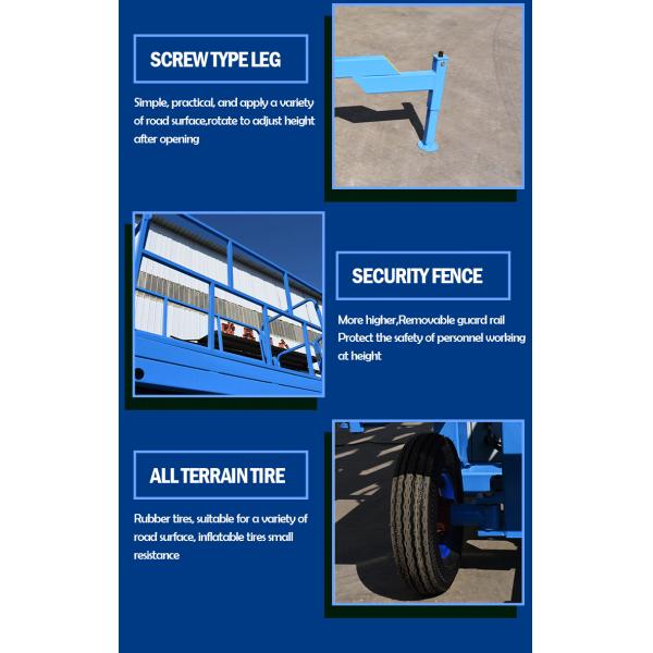 Mobile Elevating Work Platform Vertical Cargo Lift Hydraulic Scissor Portable Warehouse Scissor Lift