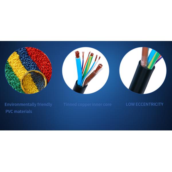 Compact UL2586 Certified Robot Cable with PVC Insulation for Drag Chain & Control Panels